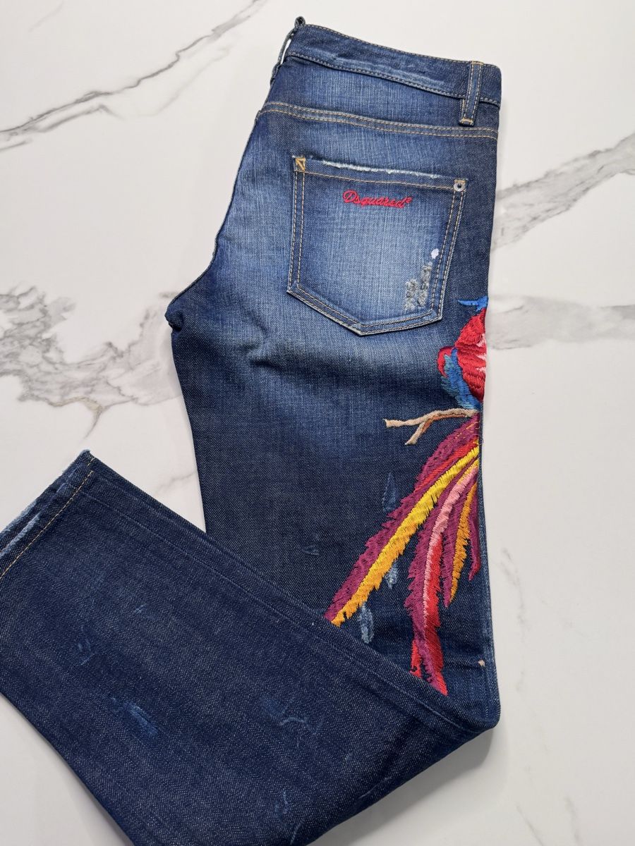 Dsquared2 Jeans: Dsquared2 Jeans, Vogel Stickerei – Nuovo (secondo la descrizione) da Zollikofen venduto da Danijela1983 3