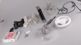 Nintendo Wii Konsole Schwarz - Bundle mit games und zubehör