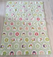 Gefütterte Krabbeldecke (140x200cm) Bornino Home mit Eulen