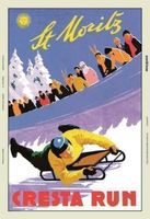 Blechschild-ST.MORITZ-CRESTA RUN SCHLITT