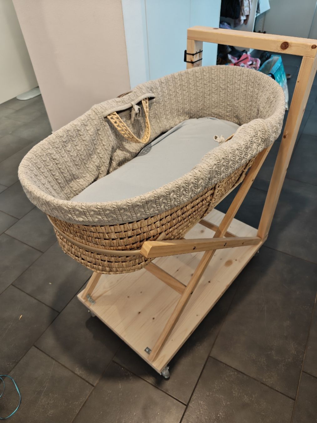 Culle: Babybett Moses Körbchen – Usato da Henau venduto da na123
