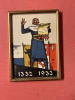 Bild 1332 1932 gerahmt guter Zustand