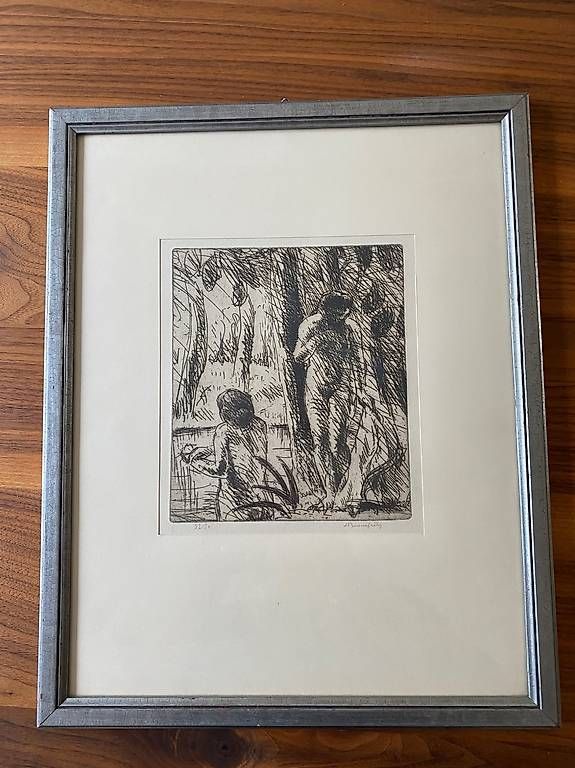 Dipinti: Antikes Bild-Adolphe Beaufrère – Usato da Luzern venduto da bar_8jxp