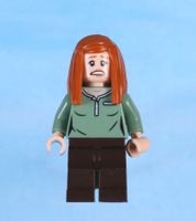 LEGO Minifigur Ginny Weasley - Sand Green Polo Shirt