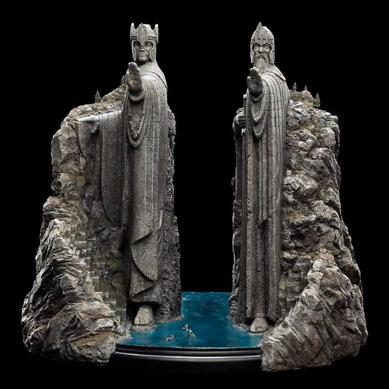 Statuette: Argonath Environment - Herr der Ringe - Resin Statue – Usato da St. Gallen venduto da ManuelSt.