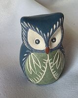 Eule Figur Sgrafito Südamerika Keramik ist ein Ritztechnik