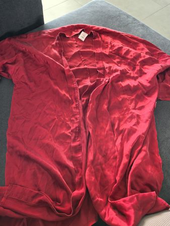 Intimissimi Pyjama-Oberteil / Satin-Top rot Gr. M-L