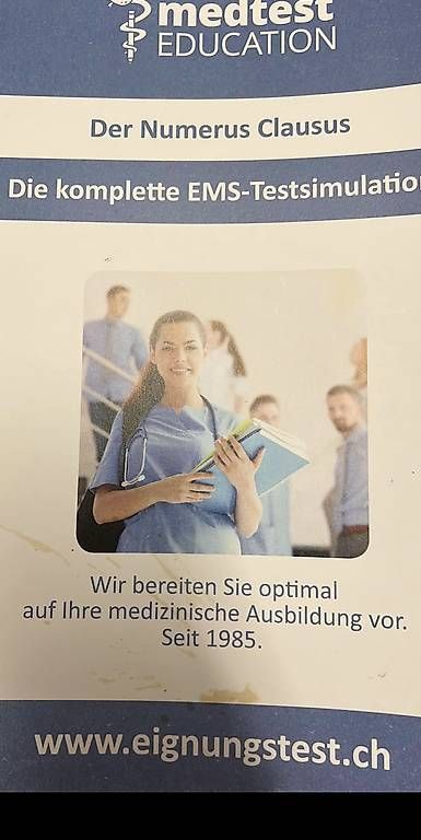 Medizinische Geräte: EMS Testsimulation: Optimal vorbereitet ins Medizinstudium – Gebraucht aus Bern von zei_5f6m