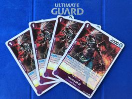4x One Piece TCG - Hannyabal Holo Playset