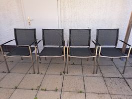 4 Gartenstühle
