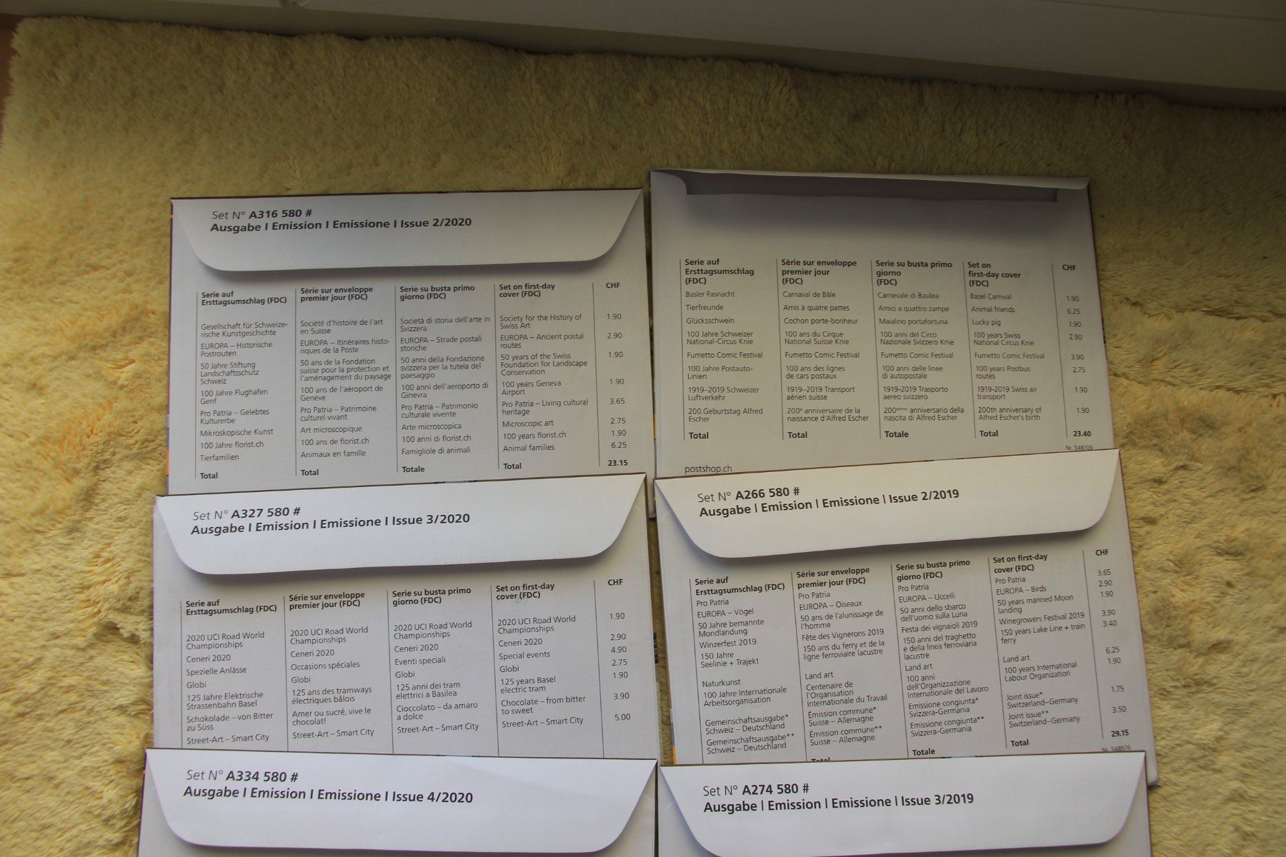 Tutti i francobolli: FDC2 Originalverpackt – Usato da Schlieren venduto da Sternstunde2 1