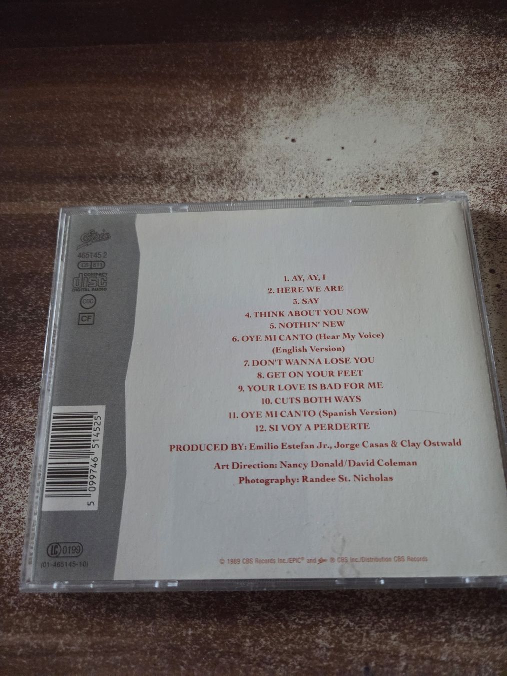 CD: Gloria Estefan – Cuts Both Ways – Usato da Wattenwil venduto da Mage66 1