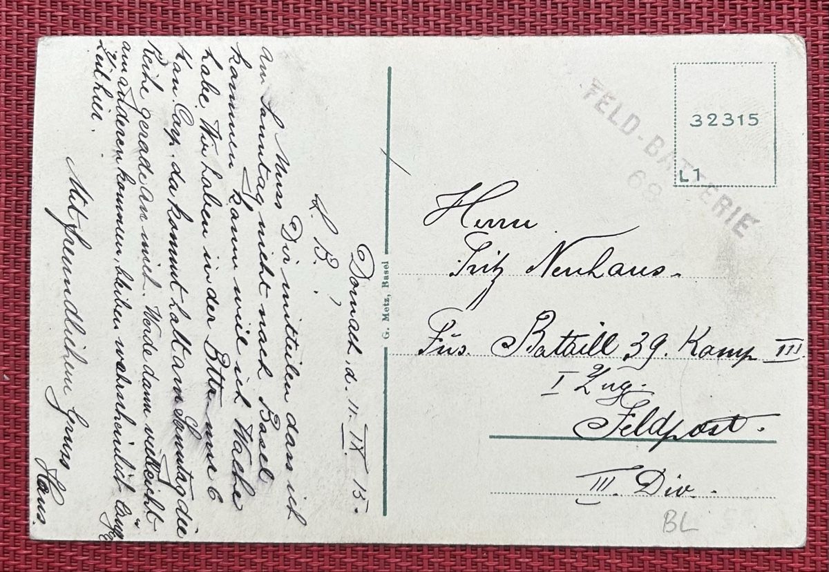 Cartoline postali: Dornach Arlesheim 3-Bildrig  – Usato da Horw venduto da Tellbub 1
