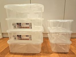 7 Rotho Aufbewahrungsboxen Plastikbehälter Boxen Aufbewahrun