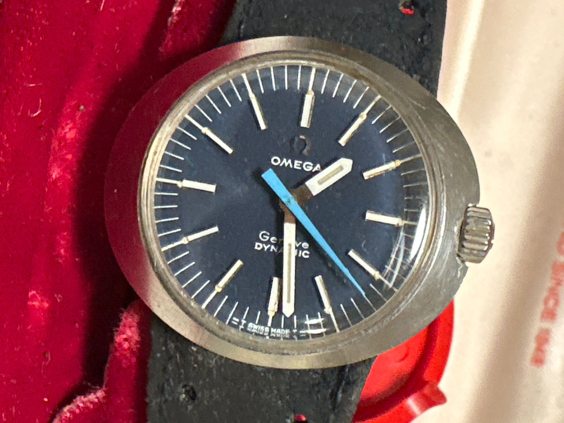 Omega Orologi: Omega Dynamic Geneve Automatic Two Tone Blue Dial SS 30mm – Usato da Untersiggenthal venduto da kaanzurich 4