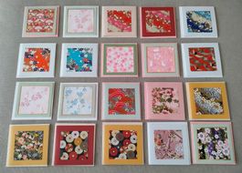 30 Karten mit Japanpapier- Aktion!