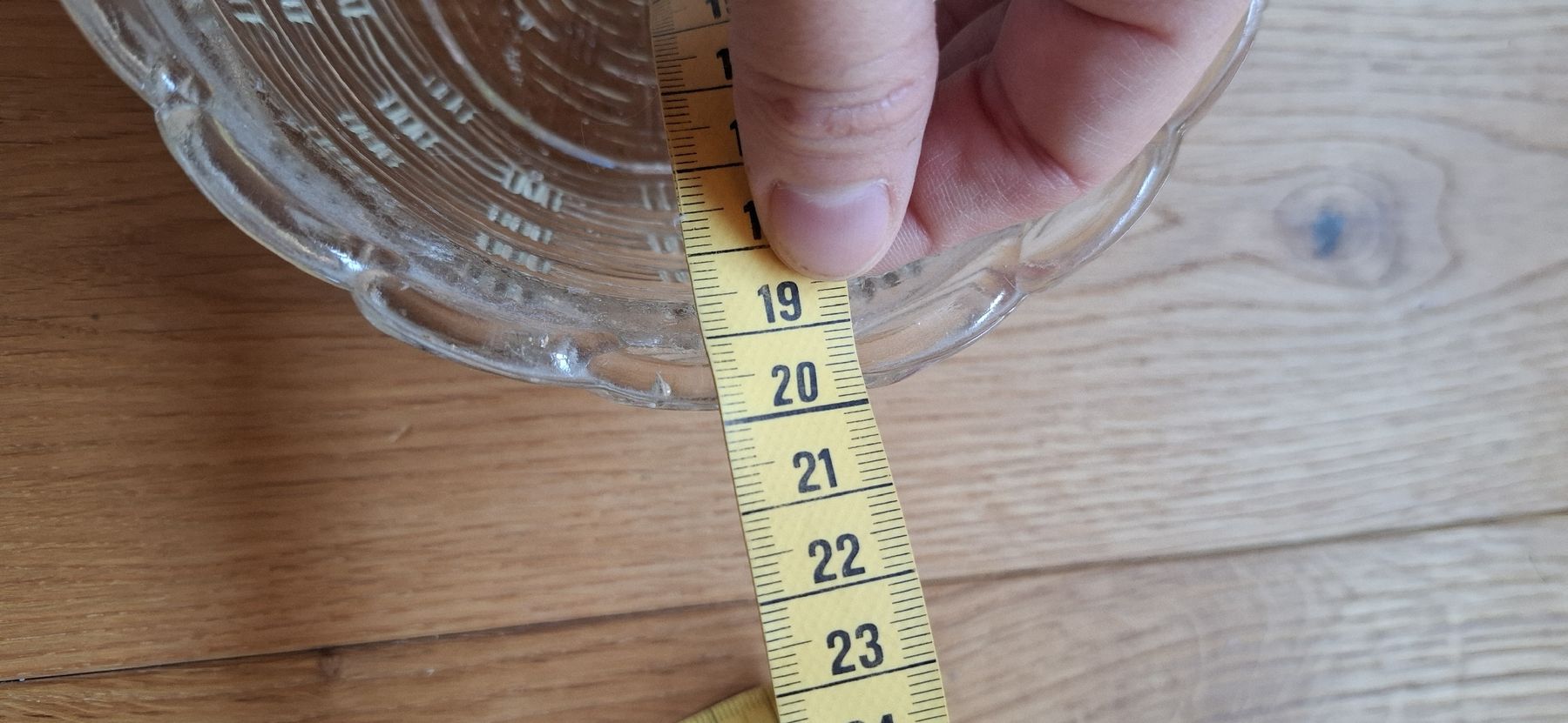 Ciotole: Glas Hühner und Nest Schale 20cm Durchmesser – Usato da Mellingen venduto da lathei 2