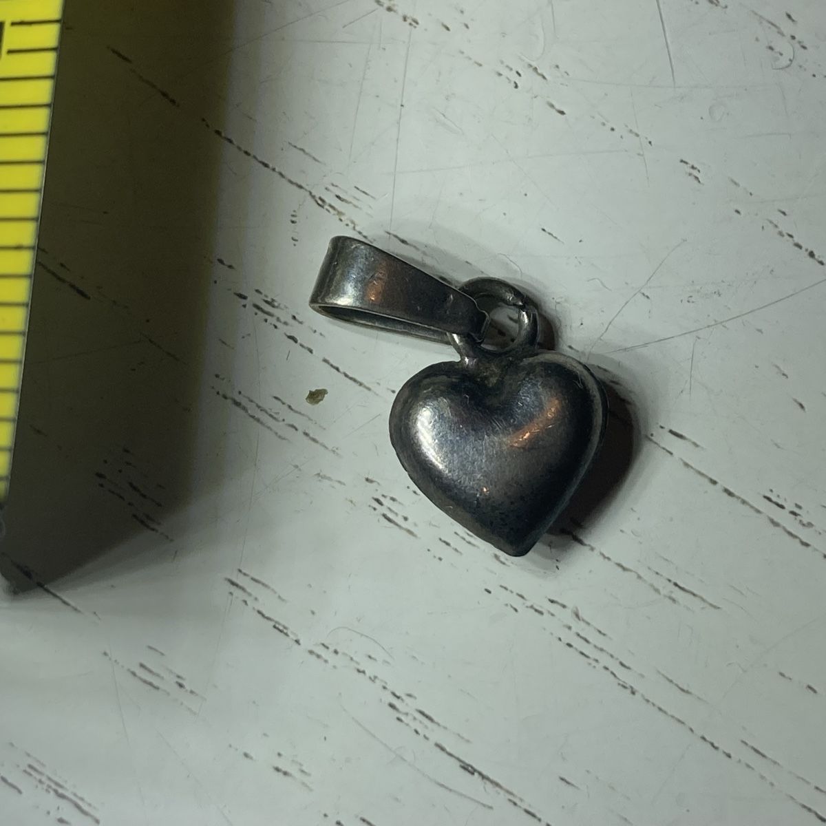 Anhänger: Silver tone heart pendant – Gebraucht aus Zürich von sele_x 1