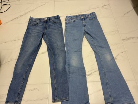 2 Jeans Hosen Zara/H&M Gr.152