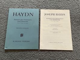 Haydn cello Konzert C Dur Noten violoncello und Klavier