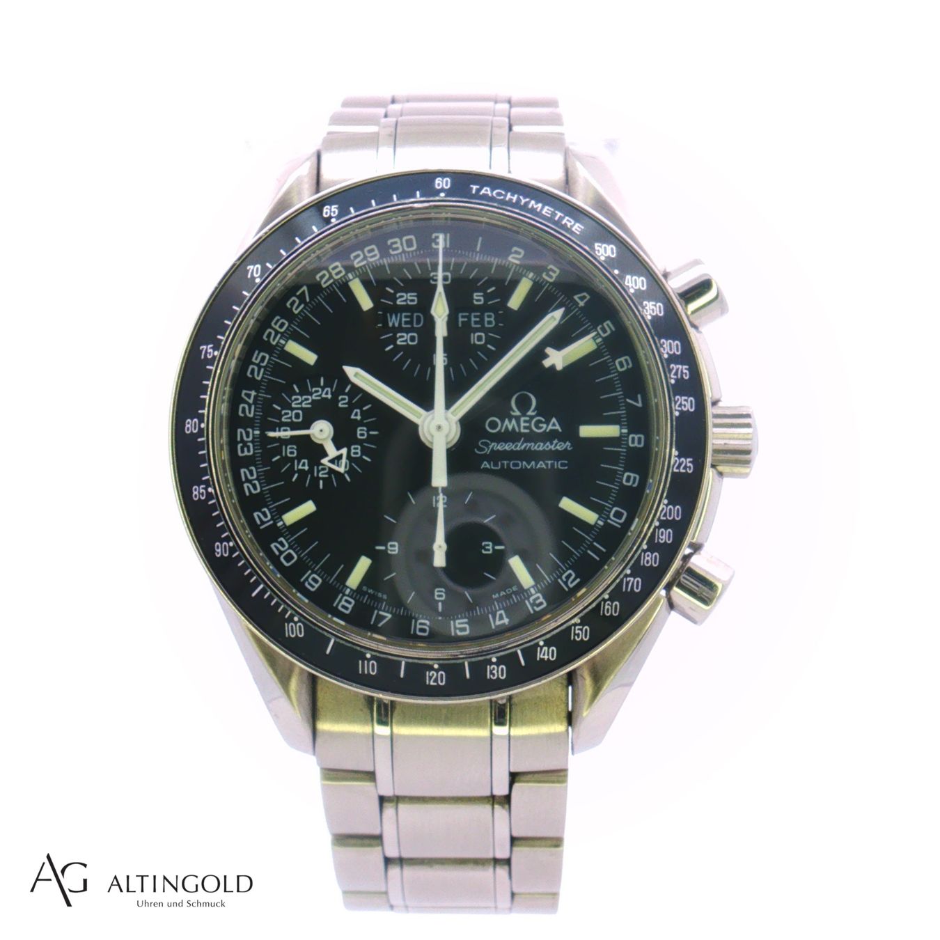 Omega Orologi: OMEGA SPEEDMASTER DAY-DATE TRIPLE DATE– REF. 3520.50.00 – Usato da St. Gallen venduto da Altingold