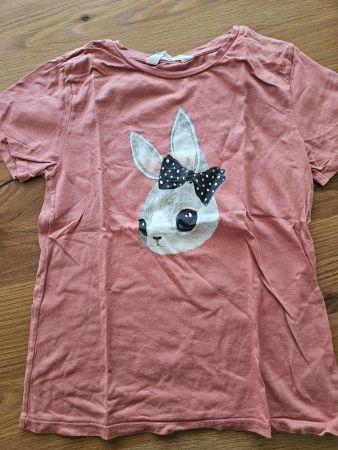 H&M Tshirt Gr. 134-140  Hase