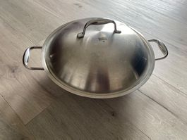 Kuhn Rikon Wok Pfanne Deckel Wokpfanne Topf Kochtopf Bratpfa