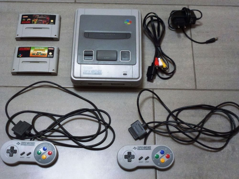 Super Nintendo Entertainment System Snes Inkl Zubehör Kaufen