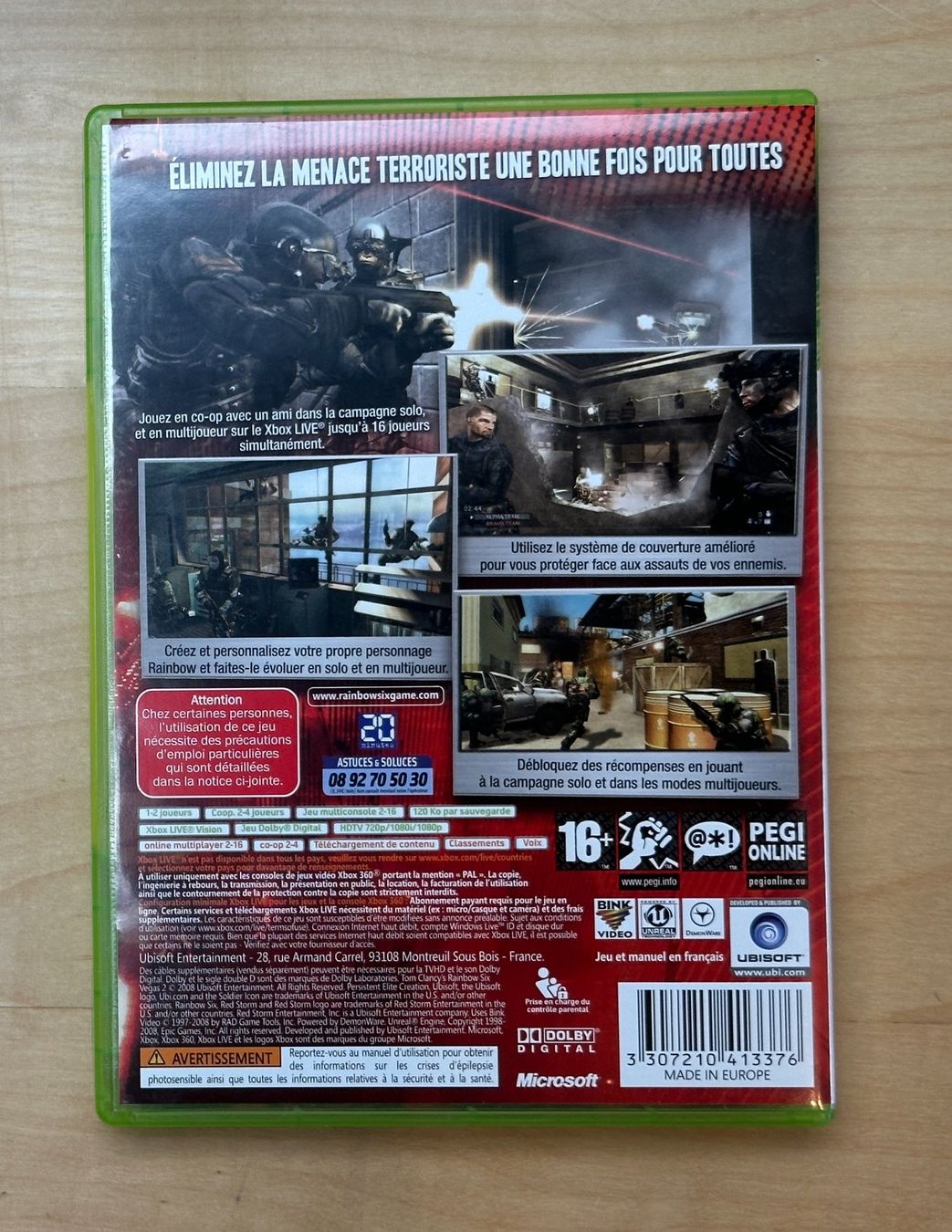 Microsoft Giochi: Rainbow Six Vegas 2 - XBOX 360 – Usato da Genève venduto da Jeux_Retro 1