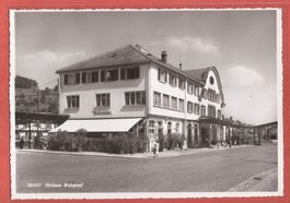 Herisau Bahnhof - Fotokarte ca. 1945