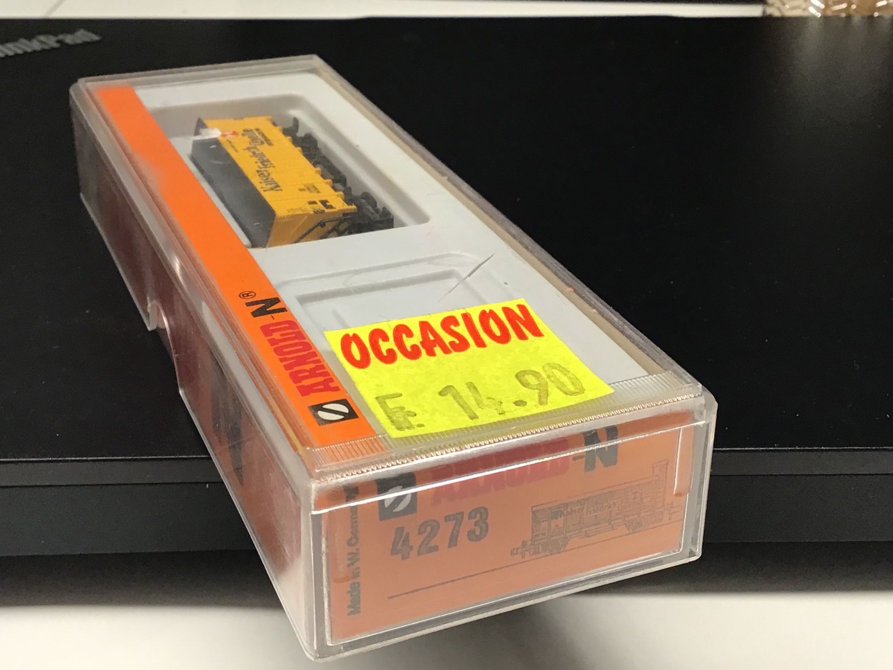 Arnold Modelleisenbahnen: Arnold N Güterwagen "Kaiser Friedrich Quelle" DB 4273 – Gebraucht aus Männedorf von Modelle-aller-Art 1