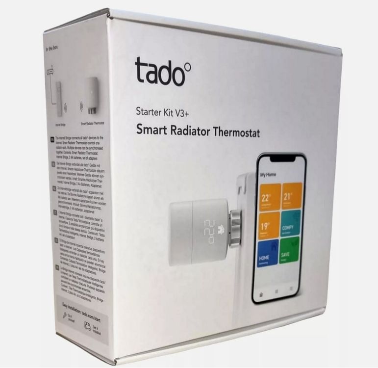 tado Smart Radiator, Starter Kit V3+ plus 4 Thermostate (Gebraucht) in ...
