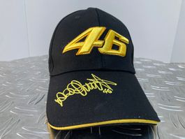 Valentino Rossi VR46 Fan-Cap, Einheitsgrösse schwarz Neu!