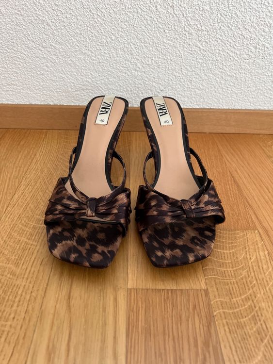 Zara Mules Leopard Muster Gr. 40 Acheter sur Ricardo