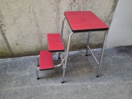 Trittschemel, Tritthocker, Mid-Century, 60er, 50er