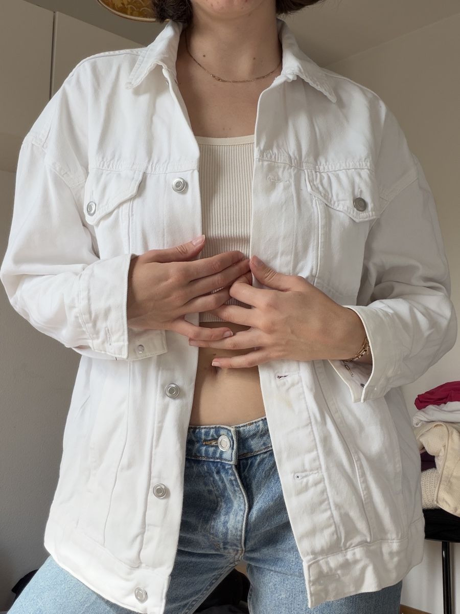 Jacken: Jeansjacke Weiss Damen Grösse L Neu – Gebraucht aus Aesch von fiona.sophie 1