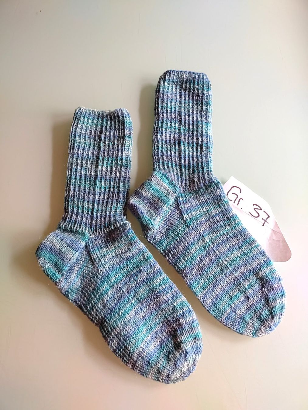 Socken: Handgestrickte Socken Gr. 37 – Neu (gemäss Beschreibung) aus Langenthal von Markus-70