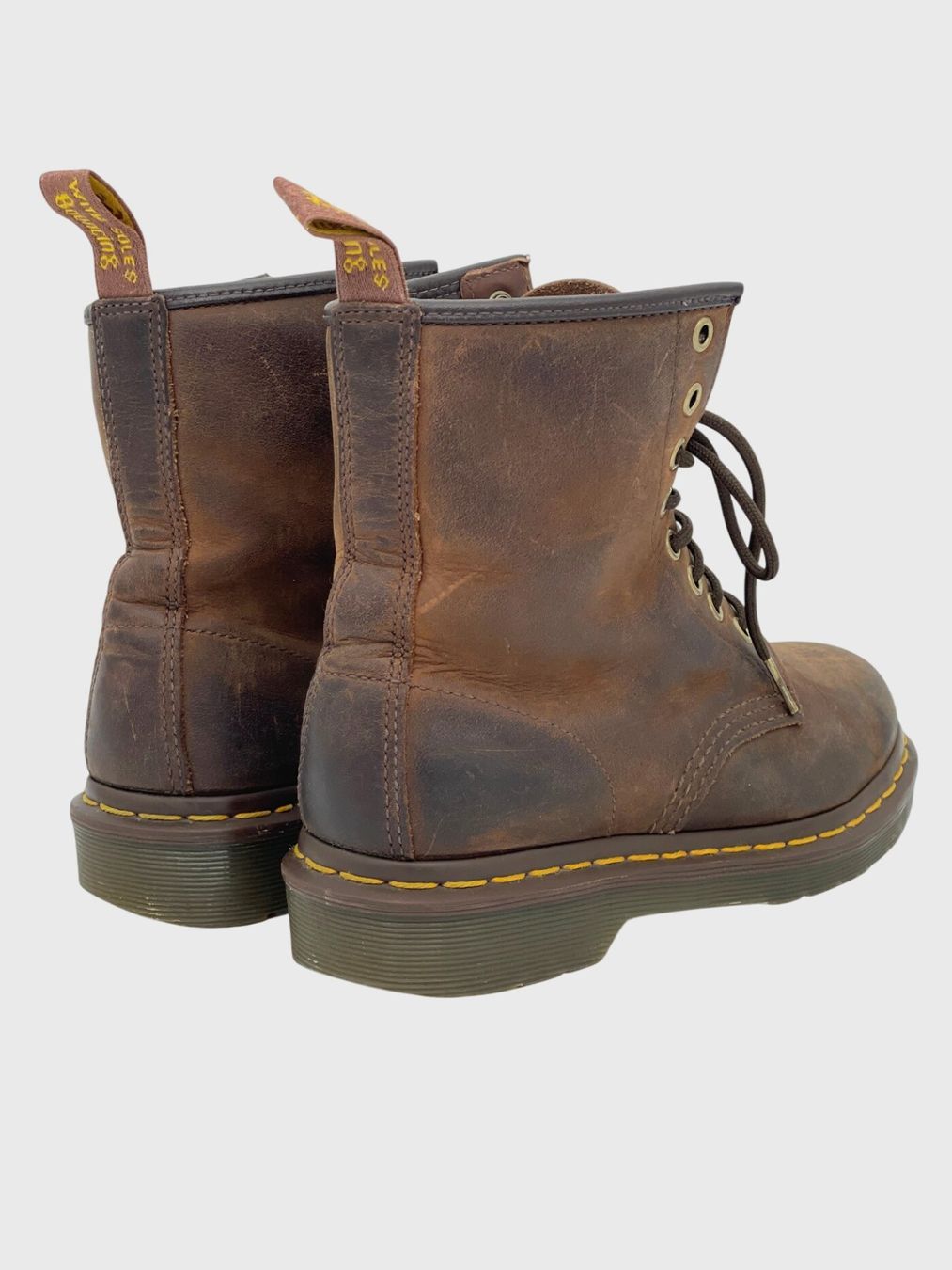 Dr. Martens Scarpe da donna: Dr. Martens 1460 Pascal Combat Stiefel EU 37 Braun – Usato da Zürich venduto da shoe_shop 3