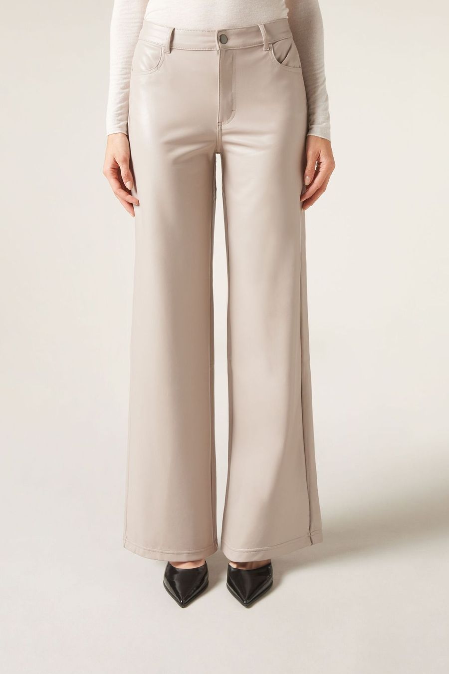 Calzedonia Pantalons: Calzedonia XS Hose hellgrau Neu – Neuf avec emballage d'origine à Zürich par ZH-Vintage 2