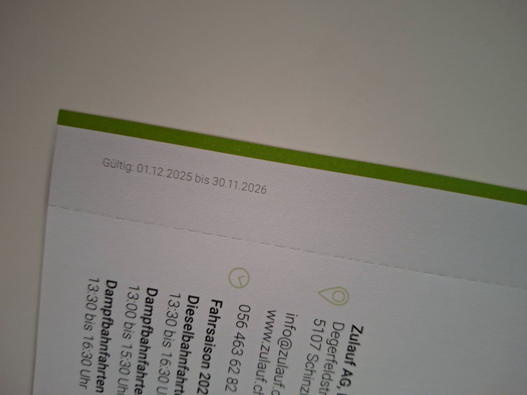 Buoni: 2für1 Ticket! Baumschulbahn Zulauf AG – Nuovo (secondo la descrizione) da Walterswil SO venduto da mel_5b2h 2