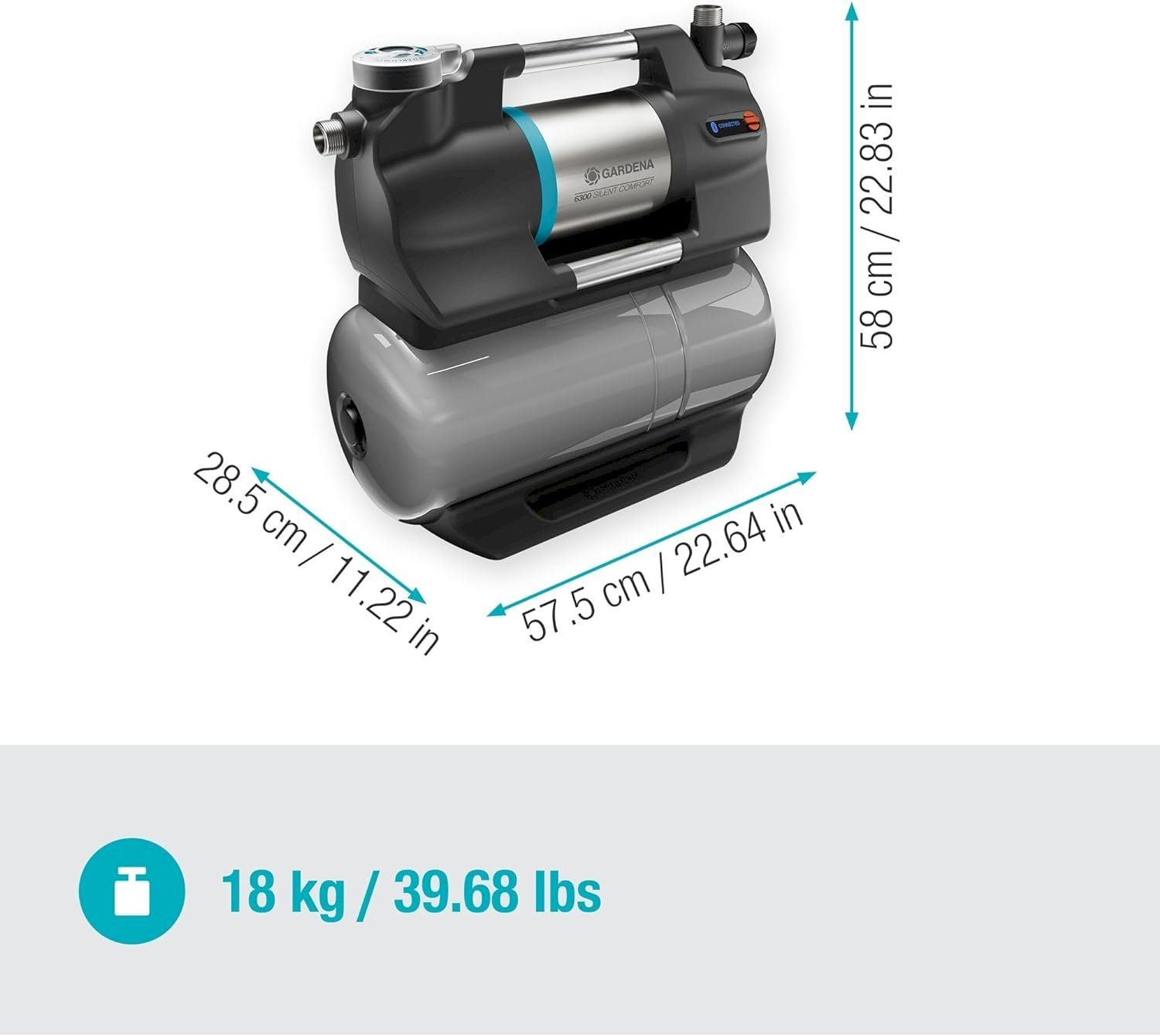 Gardena Pumpen & Teile: Gardena 6300 SilentComfort – Neu und originalverpackt aus Bottighofen von zaap 2