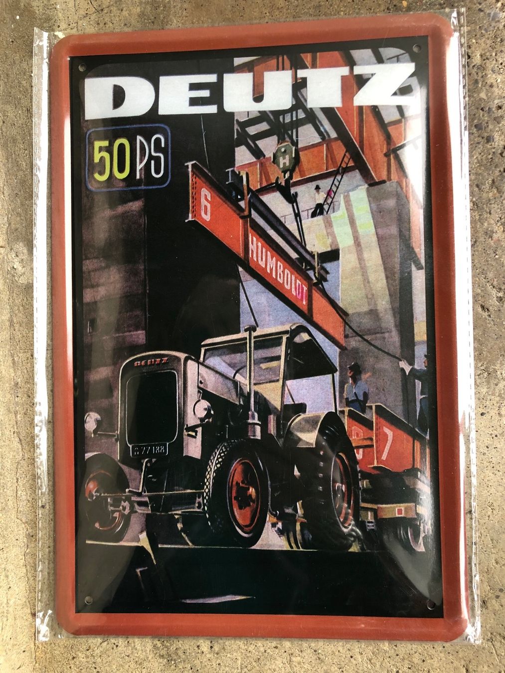 Ecriteaux: Deutz diesel schlepper traktor 50ps oldtimer – Neuf avec emballage d'origine à Reinach AG par rares75