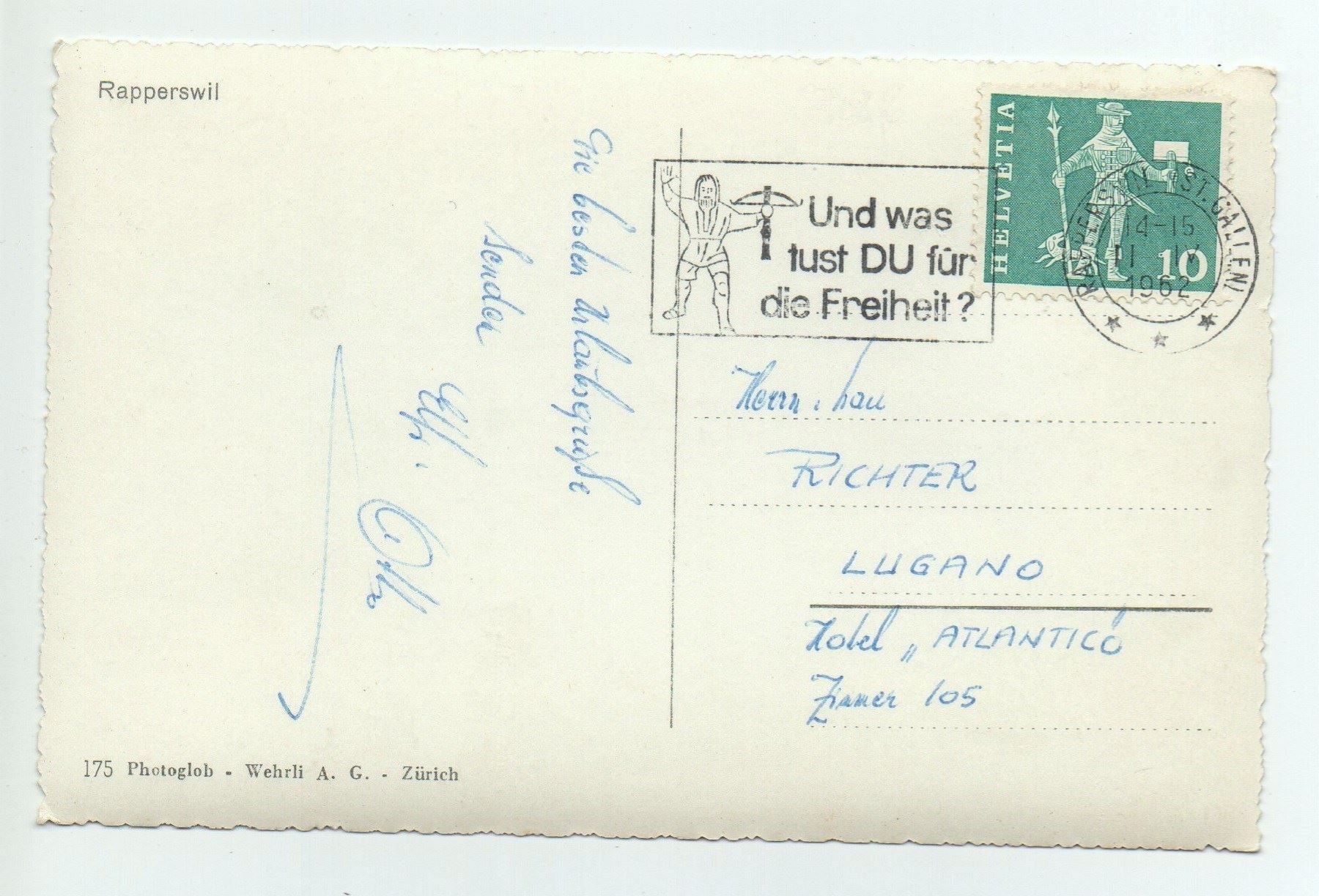 Cartes postales: RAPPERSWIL – D'occasion à Jona par philajona 1