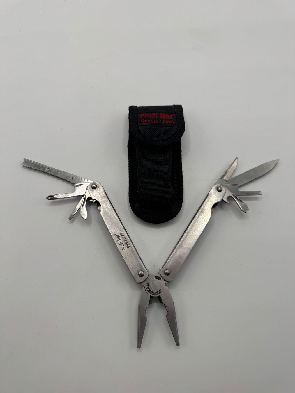 Alle Werkzeuge: Proff Star Multi-Tool Stainless Stahl mit Etui – Gebraucht aus Sachseln von BONATI01