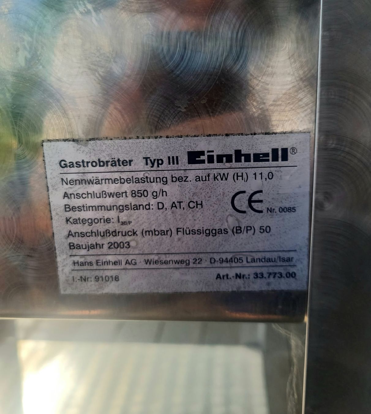 Einhell Grills: Einhell Gastrobräter Typ III Profi-Grill inkl Abdeckplane – Gebraucht aus St.Gallen von suryKe 3