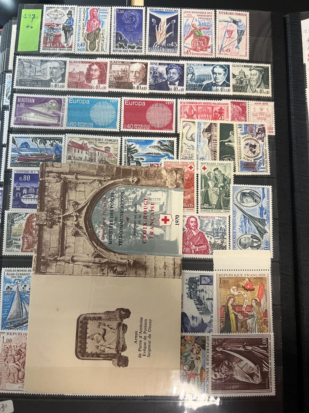 Tutti i francobolli: () Année 1970 complète Neufs** – Nuovo e nell'imballaggio originale da Lausanne venduto da ffhoud