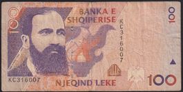 Albanien 100 Leke 1996