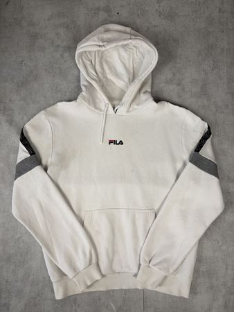 Sweat capuche Fila blanc taille L homme 