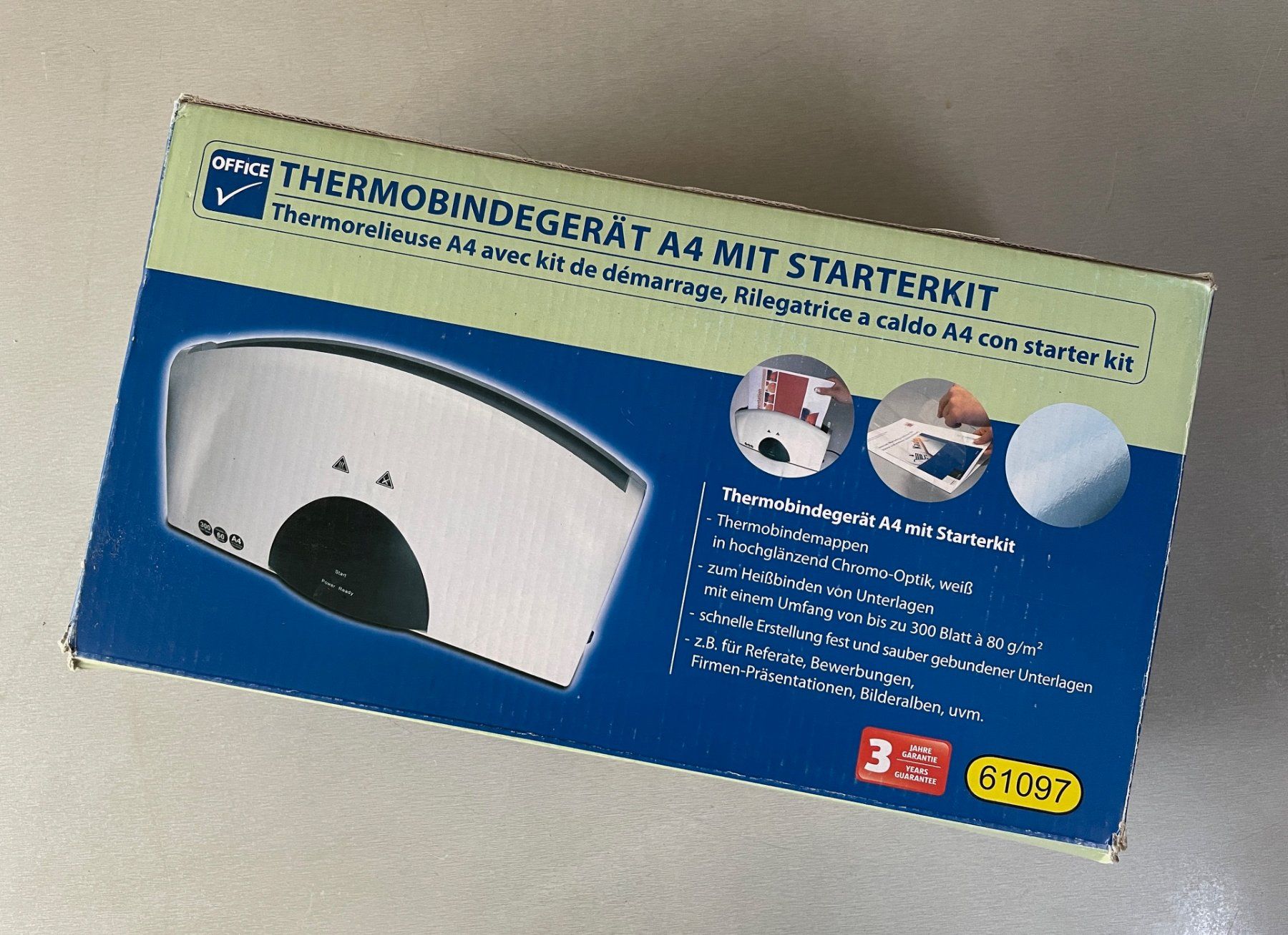 Macchine rilegatrici: Thermobindegerät A4 mit Starterkit – Usato da Buchs SG venduto da Handyman77