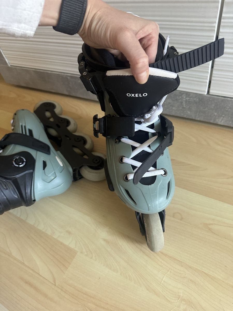 Decathlon Inline-Skating & Rollschuhe: Oxelo Inline Skates - Size 37 - Good Condition - Summer Fun! – Gebraucht aus Baden von atr_59qy